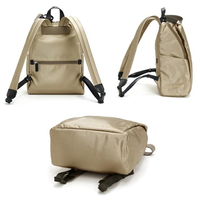 リュック ペレボルサ PELLE BORSA リュックサック デイパック バックパック レディース Cheers チアーズ バッグ カバン 通勤 仕事 旅行 ブラック 黒 A4 大人 ママ かわいい 女性 観光 軽い シンプル おしゃれ キレカジ 上品 プレゼント 4650_10