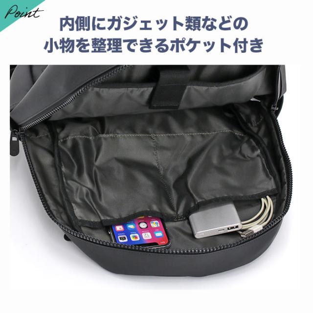 プーマ リュックサック PUMA デイパック 撥水 リュック バックパック A4 スリム カジュアル スポーティ ロゴ シンプル パソコン収納 PC タブレット 高級感 合皮 バッグ かばん 男性 メンズ 通学 通勤 おしゃれ かっこいい 軽量 アクロス J20391_6