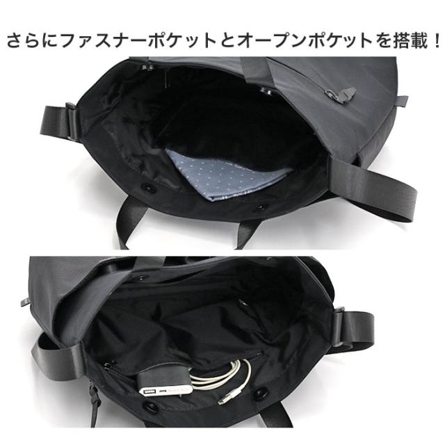 トートバッグ SML エスエムエル PILOT TOTE BAG M 撥水 トート ショルダー バッグ 2way 手提げ ななめ掛け 肩掛け B5 ナイロン 軽量 防水 頑丈 丈夫 スクエア レディース メンズ 男女兼用 通学 通勤 おしゃれ 人気 DECLAN K905049_5