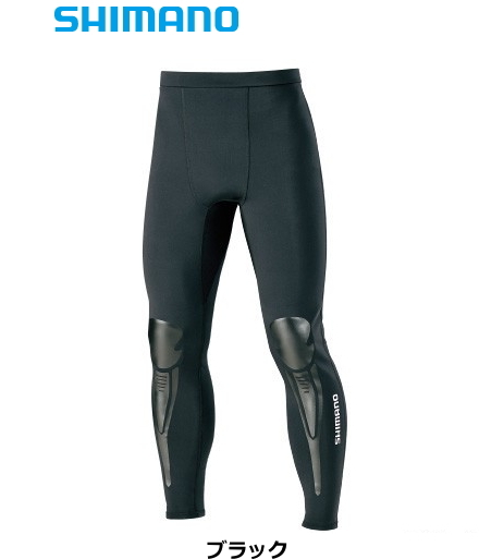シマノ ライトクロロプレン プロテクトタイツ IN-087S ブラック XL / shimano 釣具 (SP)