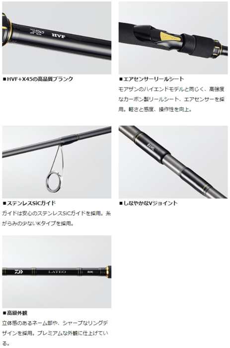 ダイワ 20 ラテオ モバイル 86ML-4 / シーバスロッド / daiwa / 釣具の ...