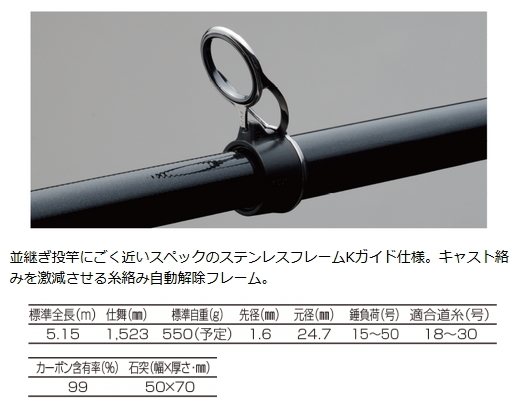 磯竿 釣武者 ULTIMA-II 515-4 / 石鯛竿 底物竿 / 釣具_1
