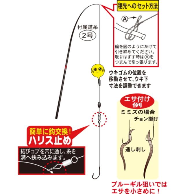 がまかつ うきまろ簡単 バス ギル仕掛 Um 131 3 6m 仕掛け メール便可 の通販はau Pay マーケット 釣人館ますだｗ 支店