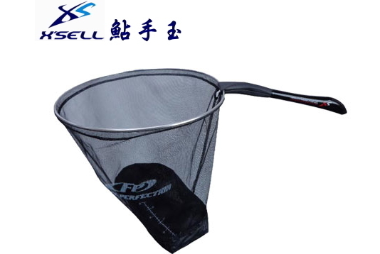 エクセル 鮎袋タモ 1.0mm FP-300 ブラック / 鮎友釣り用品