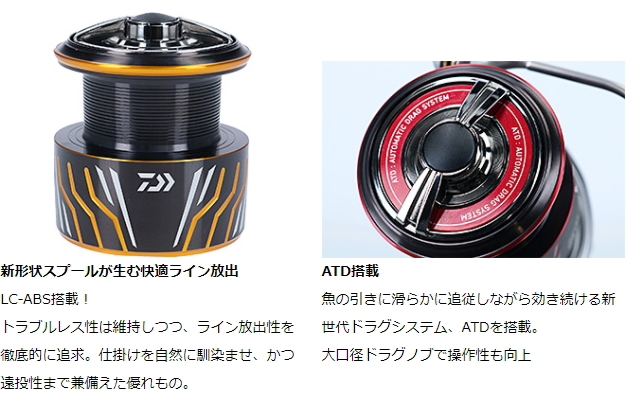 ダイワ 20 インパルト 2500H-LBD / レバーブレーキ付リール