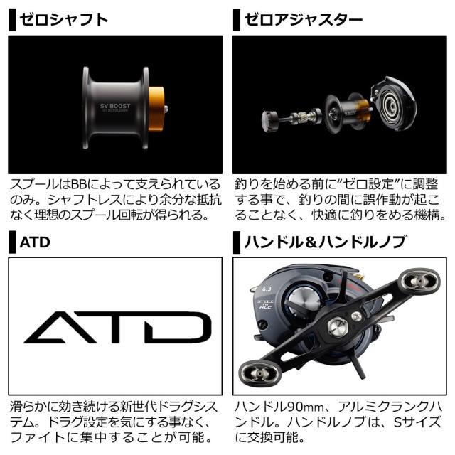 ダイワ スティーズ A TW HCL 7.1R (右ハンドル) / リール daiwa 釣具