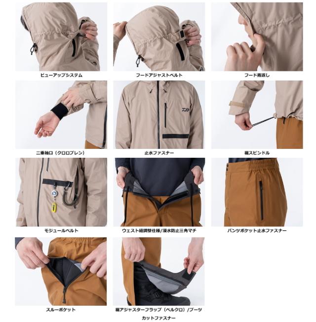 ダイワ レインマックスR レインスーツ DR-3221A フレンチネイビー L