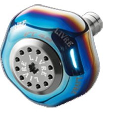 メガテック リブレ 10511 PT48BTI-1 ノブ単体PT48 シマノB用 ファイヤー+チタンC / ハンドルノブ / 釣具