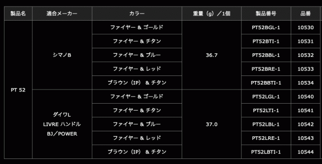 シマノ (B) ブラウン(IP)&チタン リブレ(LIVRE) 10534 PT52 シマノ (B