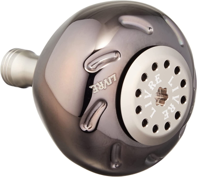 メガテック リブレ 5955 E50LBTI-1 ノブ単体EP50 ダイワL用 ブラウンIP+チタンC ガンメタ×ゴールド / ハンドルノブ / 釣具