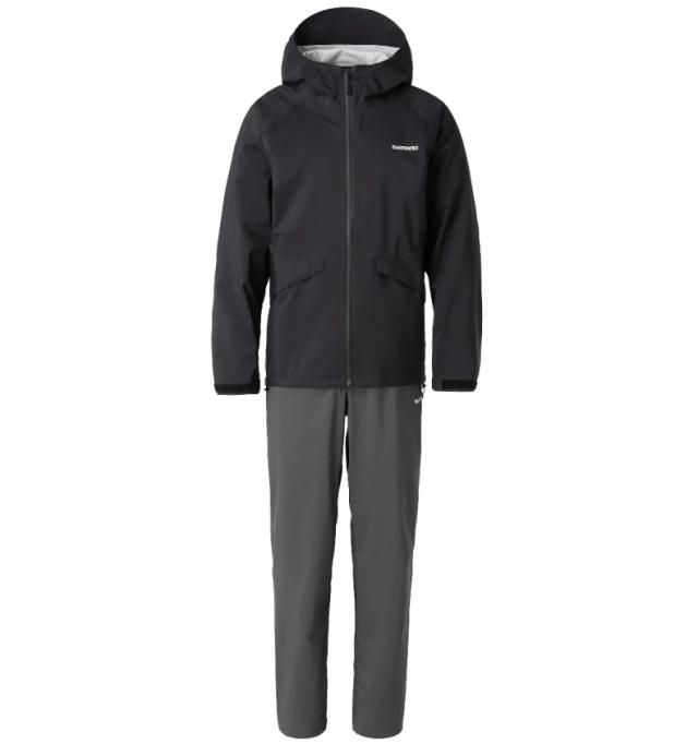 SHIMANO フィッシングスーツ ブラック 上下セット シマノフィッシングウェア上下