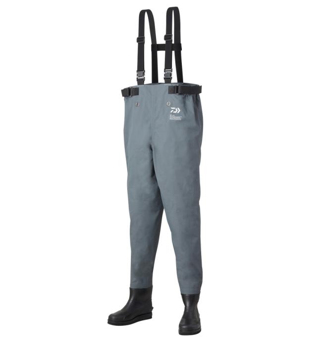 ダイワ パワーウェーダー PW-3207Rウエストハイ型 グレー M (25.0〜25.5cm) / 釣具 daiwa