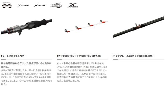 船竿 シマノ 23 バイオインパクト マルイカ 73 145 ベイト