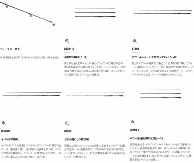 シマノ ハードロッカーSS S73L M-S (ロックフィッシュロッド)