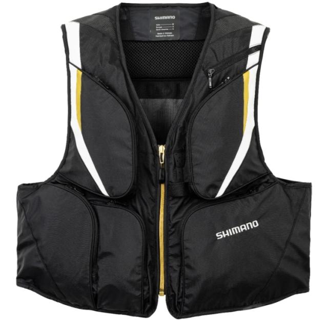 シマノ 2WAY ショートベスト VE-520W ブラック XLサイズ / 釣具 shimano
