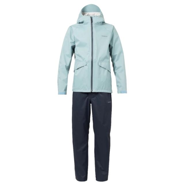 シマノ ベーシック フィッシングレインスーツ RA-005V ブルーグレー 2XLサイズ / レインウェアの通販は