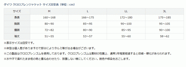 ダイワ クロロプレンジャケット CJ-1102 ブラック LLサイズ / ウェア
