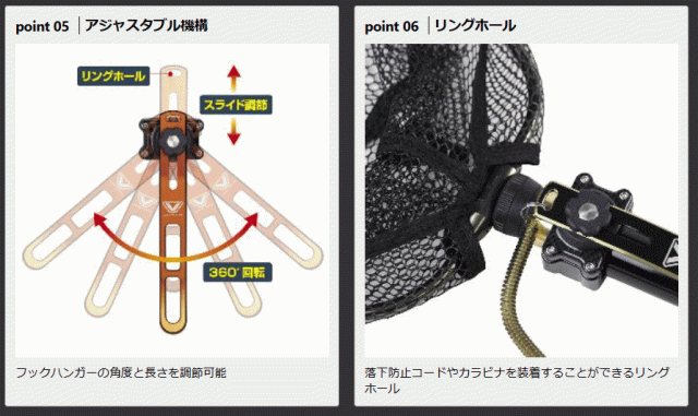 プロックス PROX タモホルダーV3 プラス VC874PK ブラック / 玉