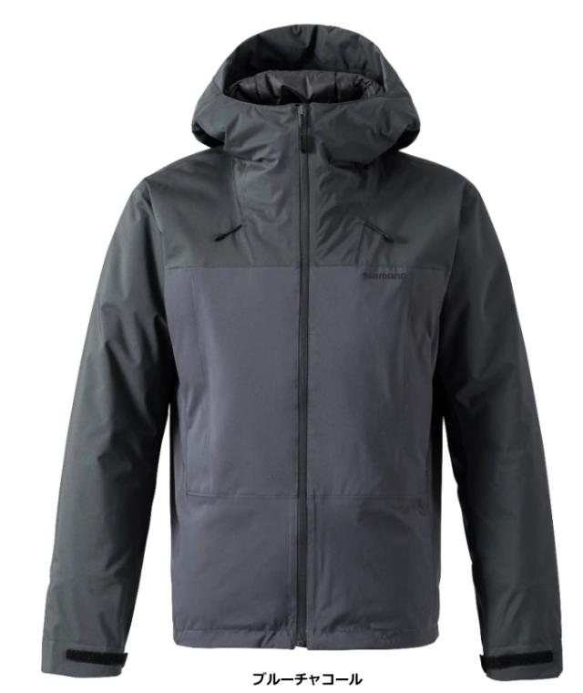 シマノ インサレーション レインジャケット RB-034W ブルーチャコール XLサイズ / レインウェア / shimano 釣具の通販は