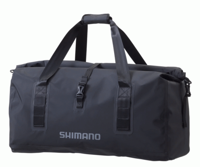 シマノ ドライロールアップダッフル BA-025W ブラック Lサイズ / バッグ / shimano 釣具