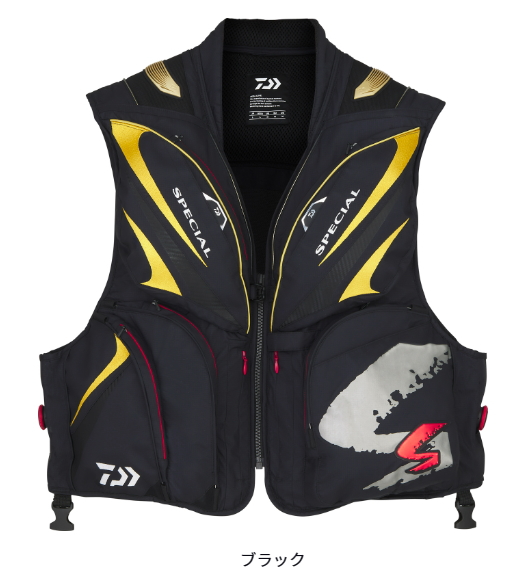 ダイワ スペシャル バリアテック (R) フロートショートベスト DV-1124F ブラック Mサイズ / 鮎ベスト