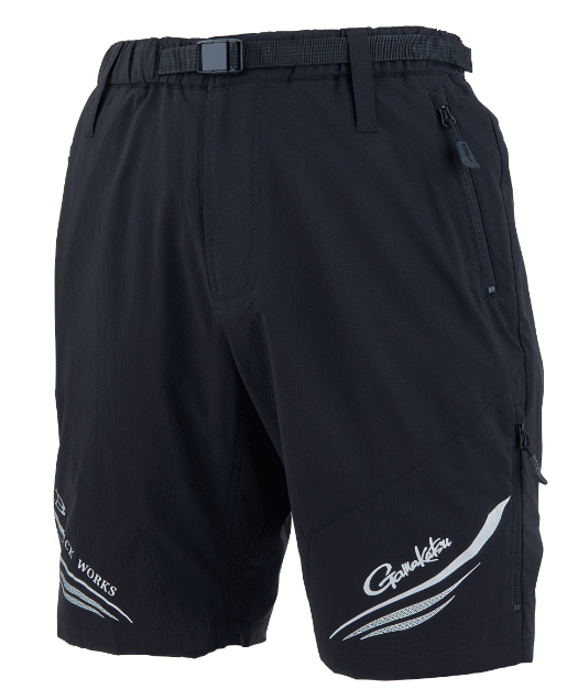 がまかつ ストレッチフィッシングショートパンツ GM-3741 ブラック (BLACK WORKS) Lサイズ / ウェア / gamakatsuの通販は 6,130円