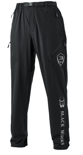 がまかつ サマードライパンツ GM-3742 ブラック (BLACK WORKS) Mサイズ / ウェア gamakatsu