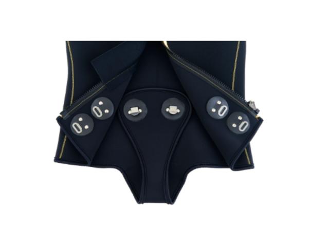 がまかつ CRジャケット(2mm厚) GM-5823 ブラック ML / 鮎ジャケット