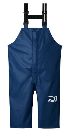 ダイワ PUオーシャンハーフサロペット DR-6323P ネイビー Mサイズ / レインパンツ ウェア daiwa 釣具
