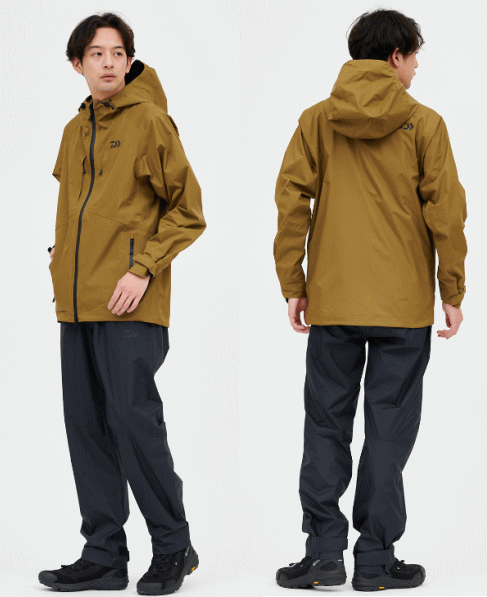 ダイワ レインジャケット ＤＲ?１３２３Ｊ オレンジレッド M