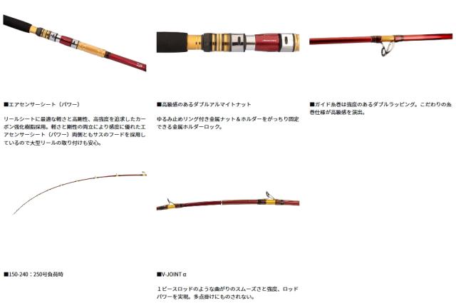 DAIWA DEEPZONE X 150-210 オフショアロッド DAIWA DEEPZONE X 150-210