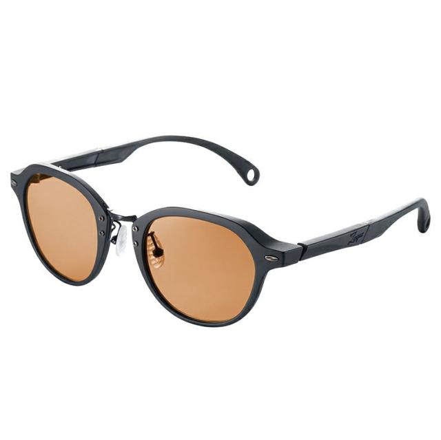 ジール オプティクス ゼクー ジュリア Julia F-2141 マットブラック ラスターオレンジ / 偏光サングラス zeal