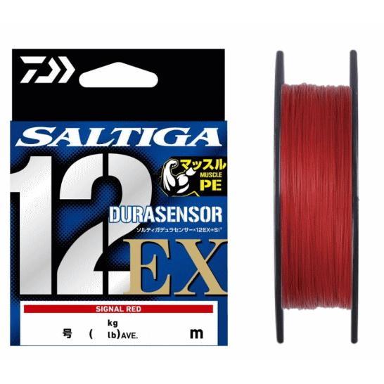ダイワ UVF ソルティガデュラセンサー×12EX+Si3 シグナルレッド 12号 300m / PEライン daiwa 釣具