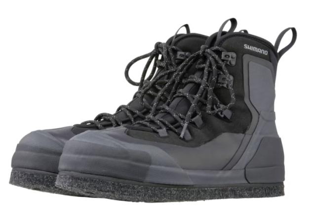 シマノ ロックショアガードブーツ カットラバーピンフェルト FS-25XX ブラック 25.5cm / shimano 釣具