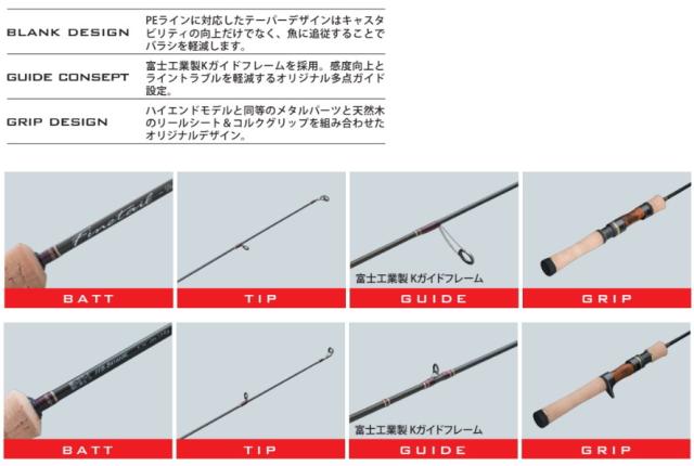 メジャークラフト ファインテール ビギンズ FFB-562UL+ スピニング