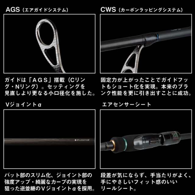 ダイワ エメラルダス ストイスト ST アウトガイドモデル 70MMH-S