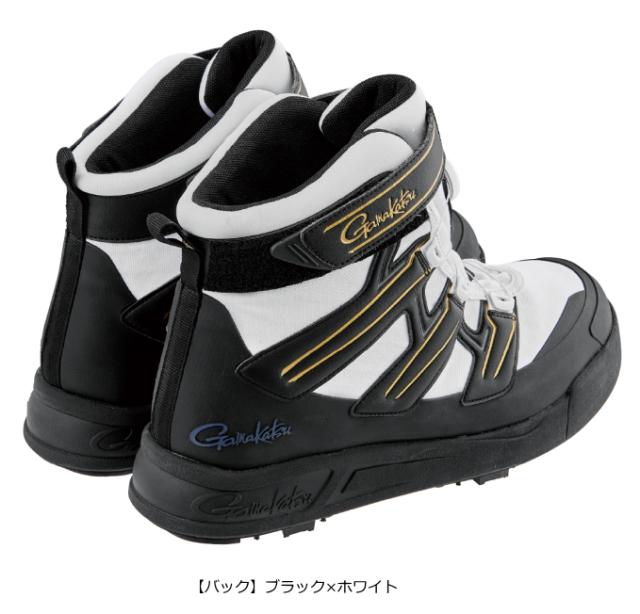 がまかつ Gスペック スパイクシューズ GM-4549 ブラック×ホワイト LLサイズ / gamakatsu_1