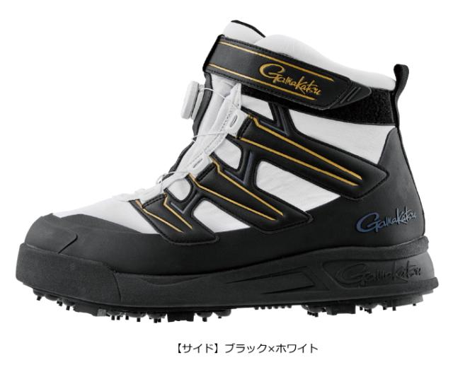 がまかつ Gスペック スパイクシューズ GM-4549 ブラック×ホワイト LLサイズ / gamakatsu_2