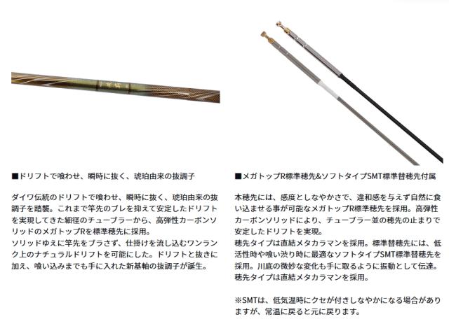 ダイワ 流覇 (りゅうは) H70M / 渓流竿 daiwa 釣具