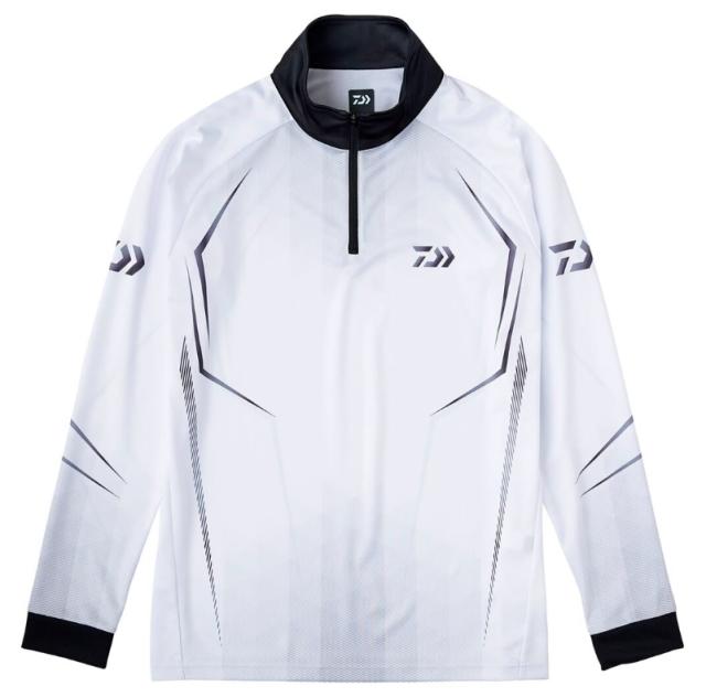 ダイワ ロングスリーブハーフジップシャツ DE-7525 ホワイト 2XLサイズ / 3月下旬頃入荷予定 先行予約受付中 (SP)の通販は