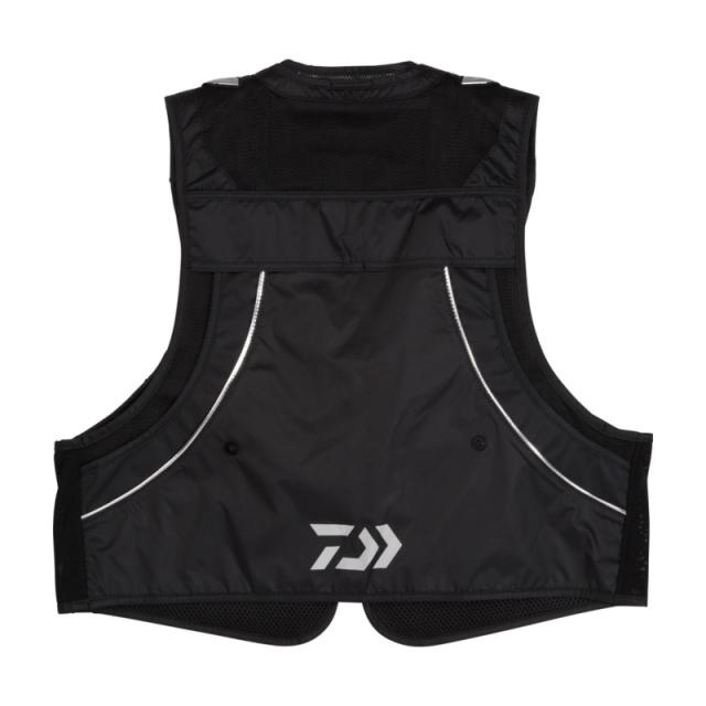 ダイワ ショートフィッシングベスト DV-3025 ブラック Lサイズ / 鮎 渓流 ベスト daiwa 釣具_1