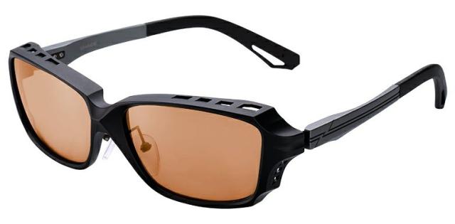 ジール オプティクス ゼクー シェイド SHADE F-2241 マットブラック/ガンメタル ラスターオレンジ / 偏光サングラス zeal