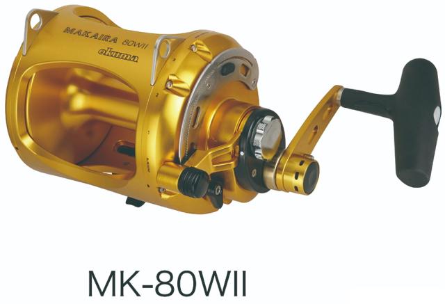 オクマ マカイラ OKUMA MAKAIRA MK-80WII (J2) ゴールド / ゼニス 両