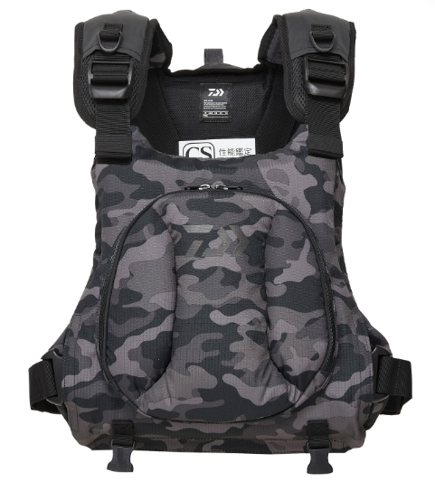 ダイワ PDゲームベスト DF-6624 ブラックカモ フリーサイズ / 救命具 daiwa 釣具