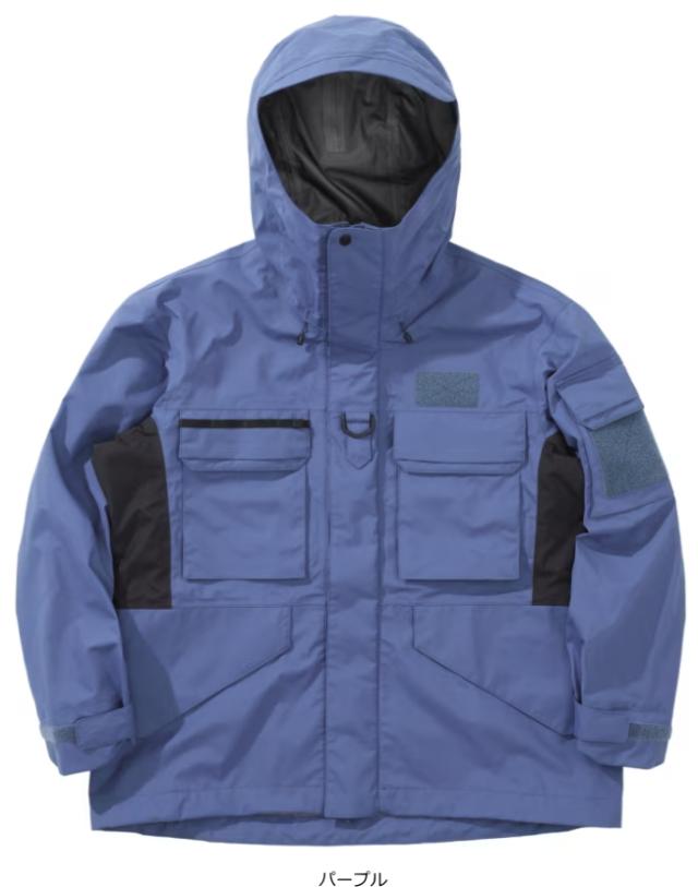 シマノ ESレインジャケット 03 RA-023Y パープル XLサイズ / レインウェア shimano 釣具