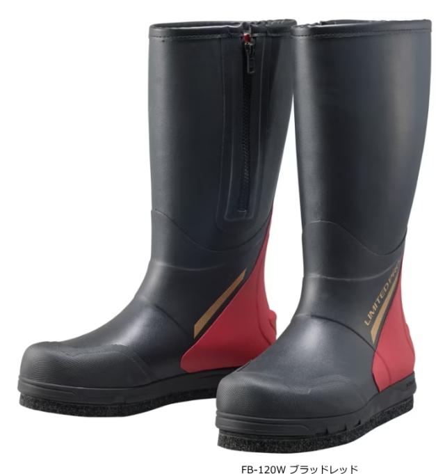 シマノ リミテッドプロ ジオロックブーツ カットラバーピンフェルト FB-120W ブラッドレッド 3XL (29.0〜29.5cm) / shimano 釣具