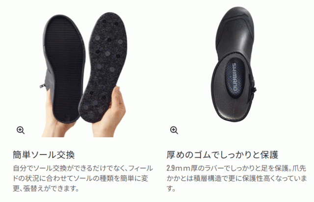 シマノ リミテッドプロ ジオロックブーツ カットラバーピンフェルト FB-120W リミテッドブラック 3XL (29.0〜29.5cm) / shimano 釣具