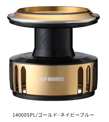 ダイワ SLPW 25 ソルティガ オプションスプール 14000SPL ゴールド・ネイビー / daiwa