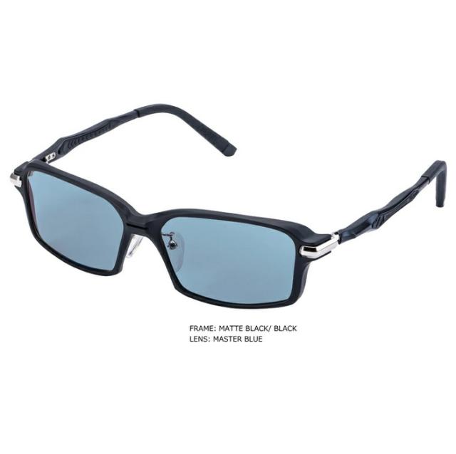 ジール オプティクス ゼクー スパイク Spike F-2062 マットブラック/ブラック マスターブルー / 偏光サングラス zeal
