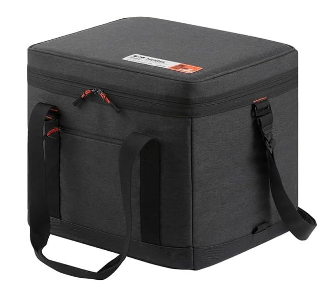 エアロゲルソフトクーラーボックス アイリスオーヤマ HUGEL AGSC-25C チャコールグレー 25L / クールボックス iris